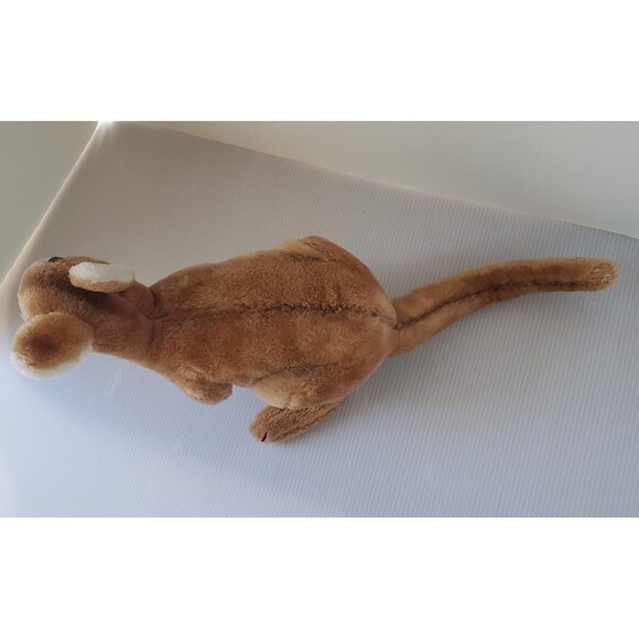 Vintage Dakin KANGAROO Baby JOEY 1975 Cabbie Plush Stuffed Animal 12” Tan Toy - Picture 7 of 13